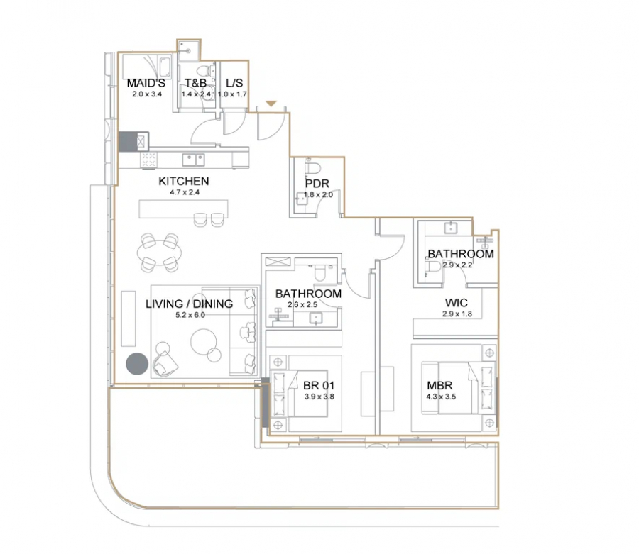 Serenia Living - 2 Bedroom