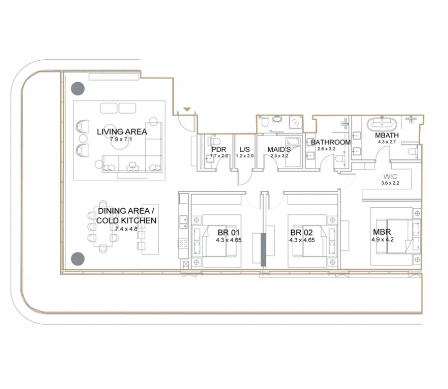Serenia Living - 3 Bedroom