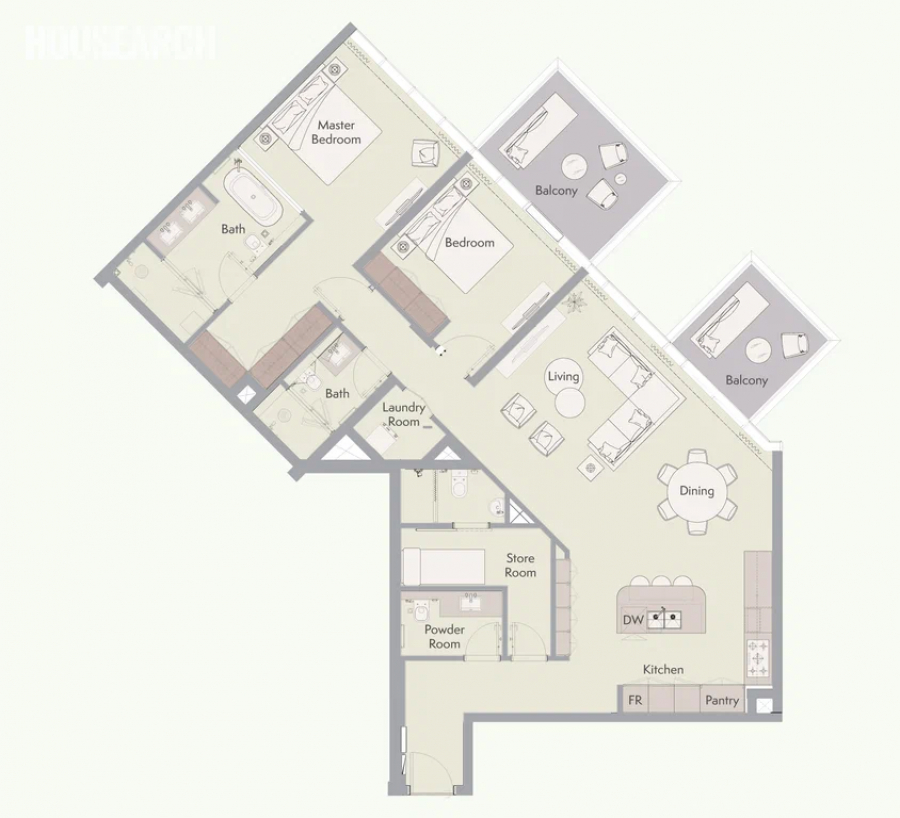 Ellington Beach House - 2 Bedroom